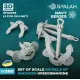 Spalah Sp02353 1/350 Set Of Scale Models Anchors Kriegsmarine 4 Pcs