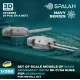 Spalah Sp02553 1/350 Main Armament 38 Cm Sk C/34 For Bismarck For Revell Kit