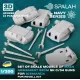 Spalah Sp02553 1/350 Main Armament 38 Cm Sk C/34 For Bismarck For Revell Kit