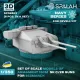 Spalah Sp02653 1/350 Armament 15 Cm Sk C/28 Guns For Biscmarck For Revell 6 Pcs