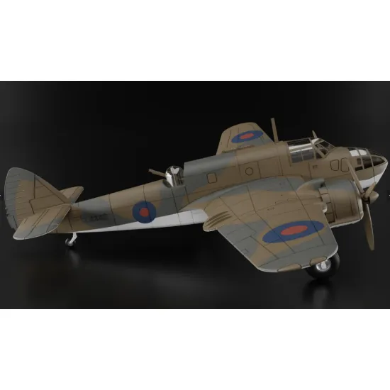 Metallic Details Mdr14462 1/144 Bristol Beaufort Mk.i Aircraft 3d Printed Model