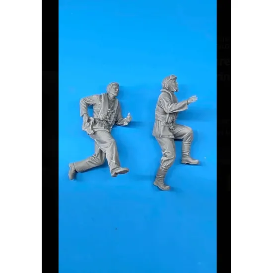 White Stork Miniatures F48023 1/48 Figures Alarm British Pilots During The Battle Of Britain From Resin 3d Printed