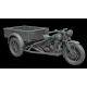 White Stork Miniatures M72020 1/72 Military Motocarro Benelli M36 From Resin 3d Printed