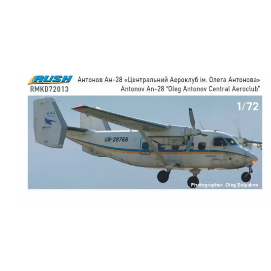 Rush Model Kits Rmkd72013 1/72 Decal For Aircraft Antonov An-28 Central Aero Club