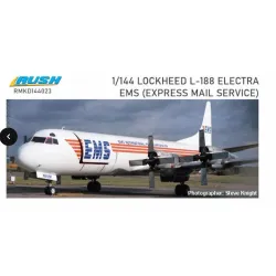 Rush Model Kits Rmkd144023 1/144 Decal For Aircraft Lockheed L-188 Electra Ems Express Mail Service