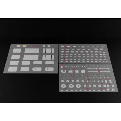 Metallic Details Mdp72035 1/72 Il-18 Il-20 Il-38 Hatches And Exterior Panels Amodel