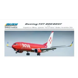 Rush Model Kits Rmkd144026 1/144 Decal For Aircraft Boeing 737-800 Bdsf Supernova Airlines