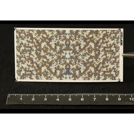 Metallic Details Mdp72037 1/72 Textile 3d Decal Modern Camouflage Net Barracuda-type Autumun