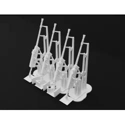 Metallic Details Mdr72131 1/72 Browning 303 Mk.ii Aircraft Machine Gun 4 Pcs