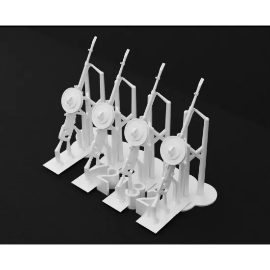 Metallic Details Mdr72132 1/72 Vickers K Aircraft Machine Gun 4 Pcs