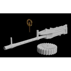 Metallic Details Mdr72153 1/72 7.92 Mm Wz.37 Aircraft Machine Gun 4 Pcs