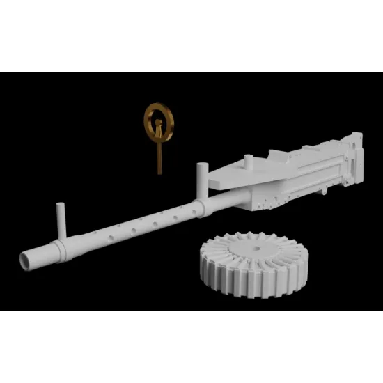 Metallic Details Mdr72153 1/72 7.92 Mm Wz.37 Aircraft Machine Gun 4 Pcs