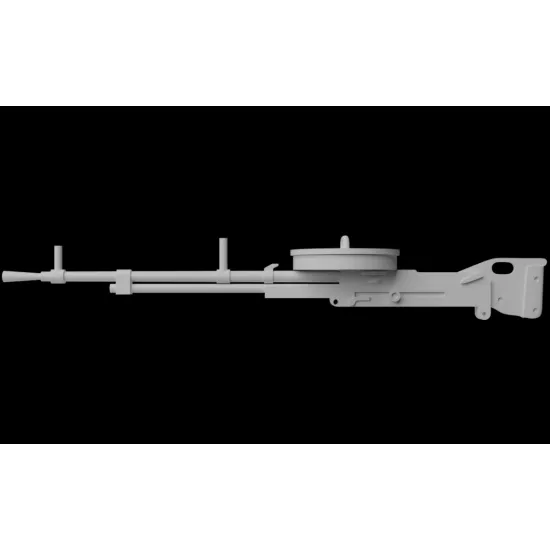 Metallic Details Mdr72153 1/72 7.92 Mm Wz.37 Aircraft Machine Gun 4 Pcs