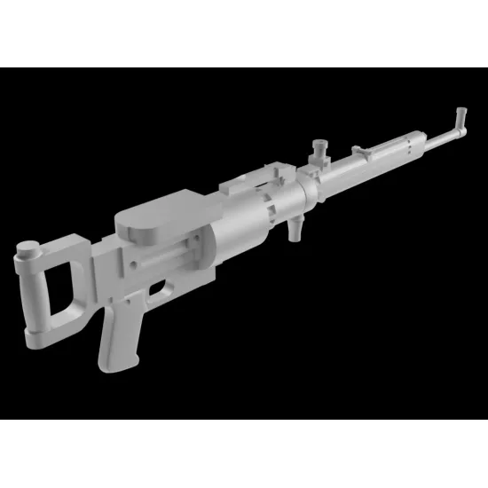 Metallic Details Mdr72156 1/72 7.62 Mm Shkas Aircraft Machine Gun 4 Pcs