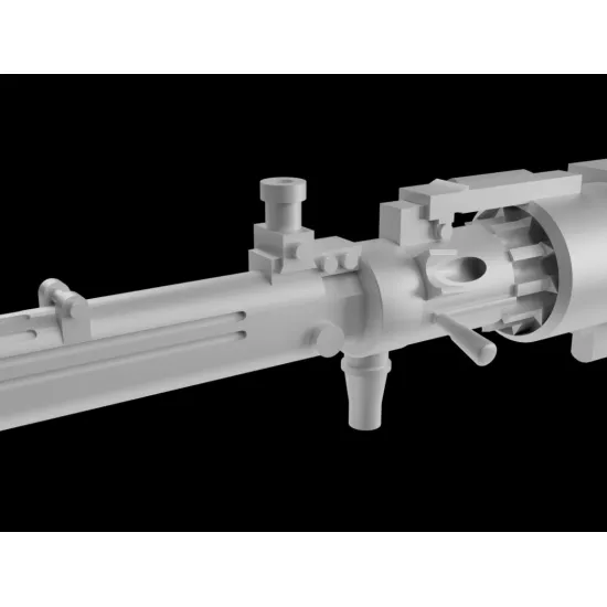 Metallic Details Mdr72156 1/72 7.62 Mm Shkas Aircraft Machine Gun 4 Pcs