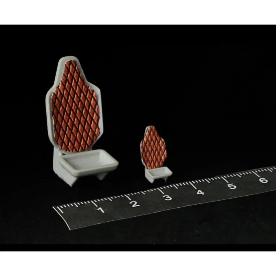 Metallic Details Mdp48044 1/48 Cockpit Interior Upholstery Brown