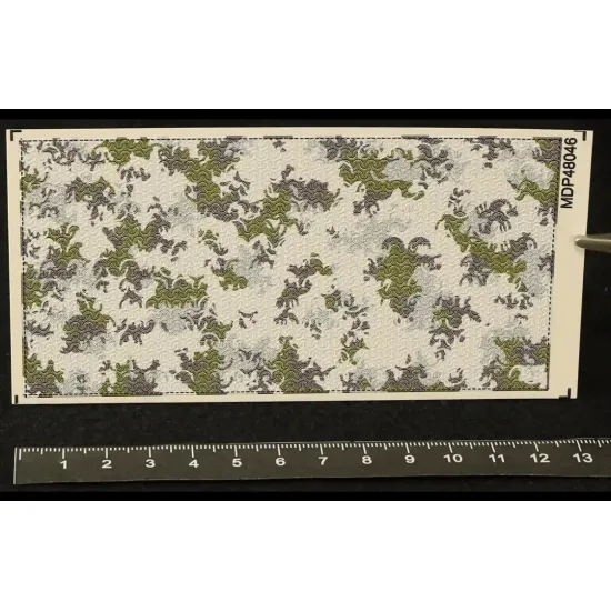 Metallic Details Mdp48046 1/48 Modern Camouflage Net Barracuda-type Winter Flexible 3d Decal