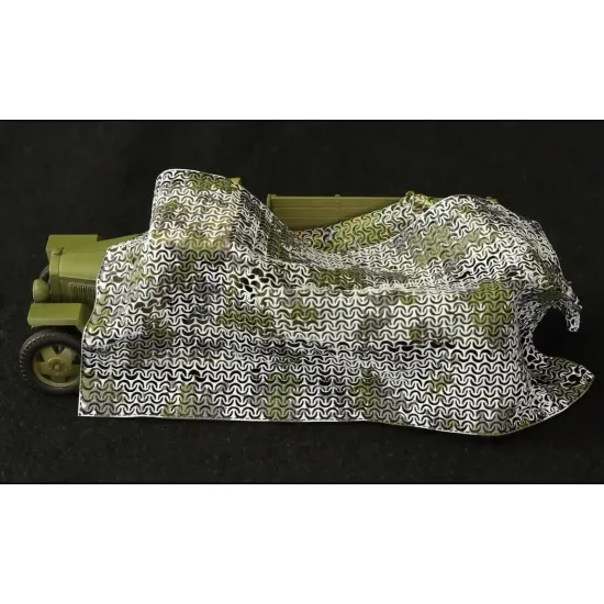 Metallic Details Mdp48046 1/48 Modern Camouflage Net Barracuda-type Winter Flexible 3d Decal