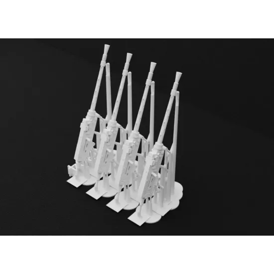 Metallic Details Mdr48304 1/48 Browning .303 Mk.ii Aircraft Machine Gun 4 Pcs