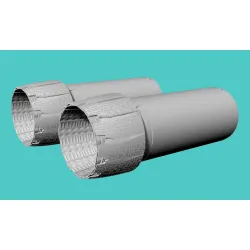 Rise144 Models Rm72031 1/72 F-14d Exhaust Open Tamiya