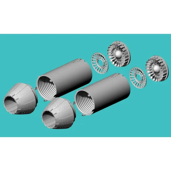 Rise144 Models Rm72032 1/72 F-14d Exhaust Open Tamiya