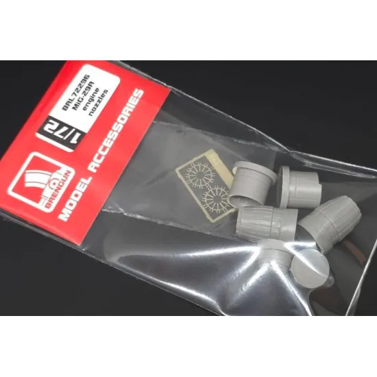Brengun Brl72296 1/72 Mig-29a Engine Nozzles Resin Set