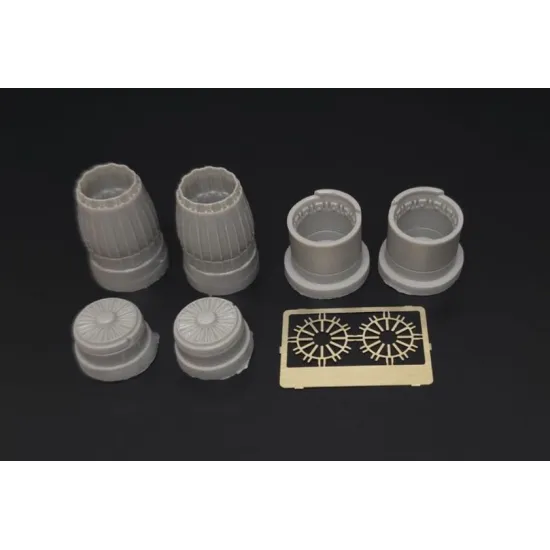 Brengun Brl72296 1/72 Mig-29a Engine Nozzles Resin Set