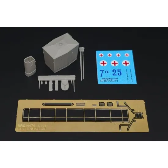 Brengun Brs144074 1/144 Luftwaffe Rettungsboje Resin Kit Of German Rescue Bouy Ww2