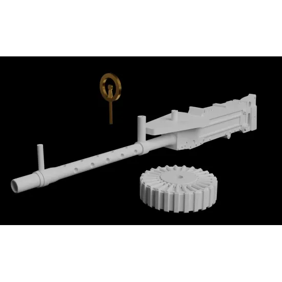 Metallic Details Mdr48316 1/48 Vickers F Aircraft Machine Gun 4 Pcs