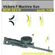 Metallic Details Mdr48316 1/48 Vickers F Aircraft Machine Gun 4 Pcs