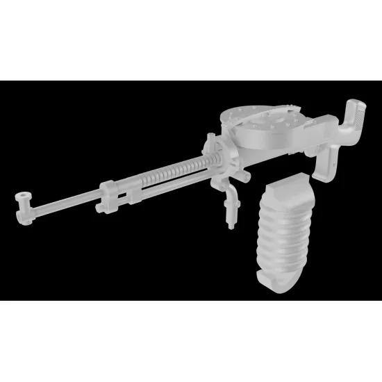 Metallic Details Mdr48318 1/48 7.62 Mm Degtyaryov Da Aircraft Machine Gun 4 Pcs