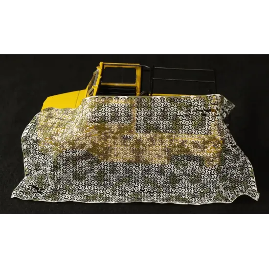 Metallic Details Mdp35003 1/35 Modern Camouflage Net Barracuda-type Winter