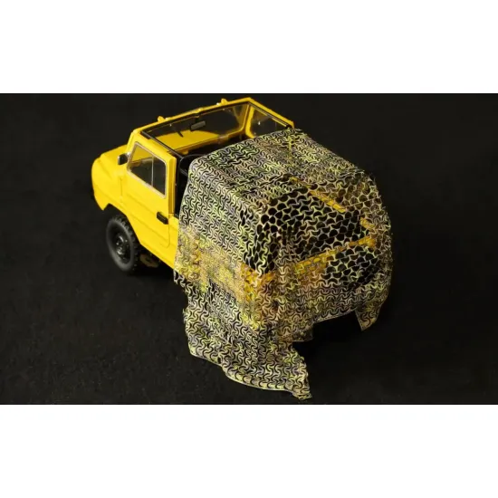 Metallic Details Mdp35006 1/35 Modern Camouflage Net Barracuda-type Spring-autumun