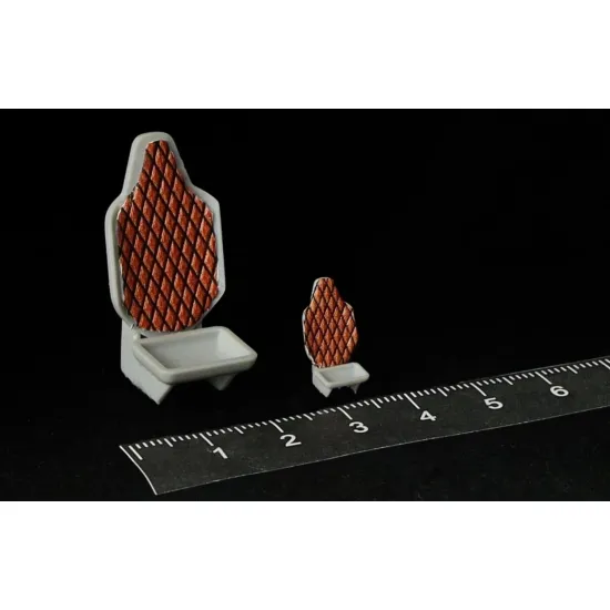 Metallic Details Mdp32037 1/32 Cockpit Interior Upholstery Brown