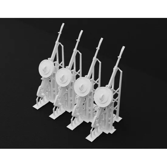 Metallic Details Mdr3270 1/32 Vickers K Aircraft Machine Gun 4 Pcs