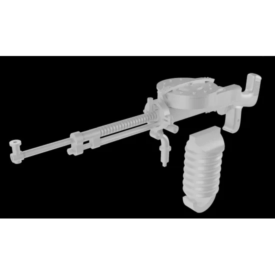 Metallic Details Mdr3281 1/32 7.92 Mm Wz.37 Aircraft Machine Gun 4 Pcs