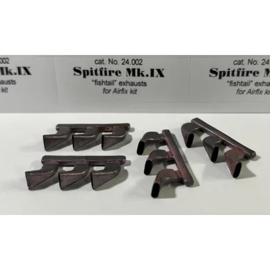 Rexx24002 1/24 Fishtail Exhausts For Spitfire Mk Ix For Airfix