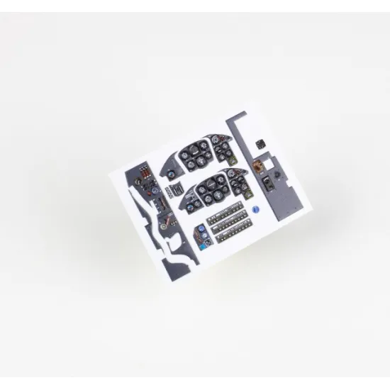Red Fox Qs32159 1/32 Messerschmitt P1101 3dacrylic Instrument Panel