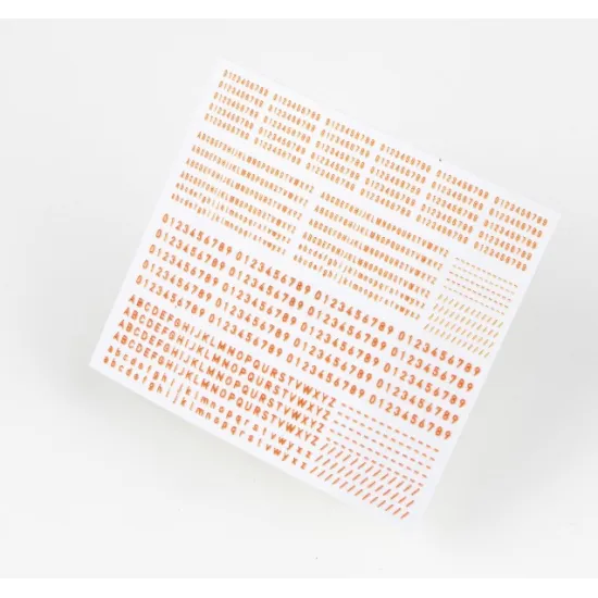 Red Fox Qs35019 1/35 Numbers Letters For German Afvs Vol 01 3d Colored Acrylic Resin Parts