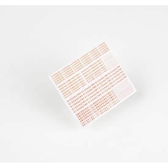 Red Fox Qs35019 1/35 Numbers Letters For German Afvs Vol 01 3d Colored Acrylic Resin Parts