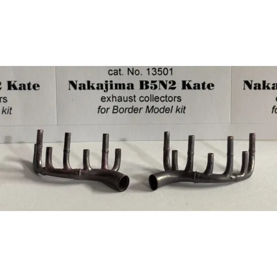 Rexx13501 1/35 Exhaust Collectors For Nakajima B5n2 Kate For Border Model Kit