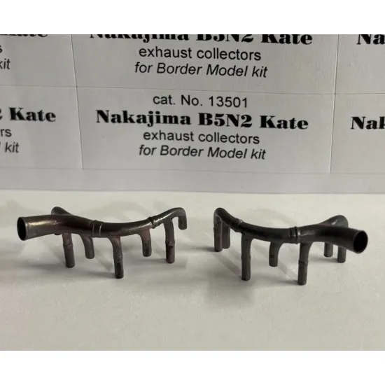 Rexx13501 1/35 Exhaust Collectors For Nakajima B5n2 Kate For Border Model Kit