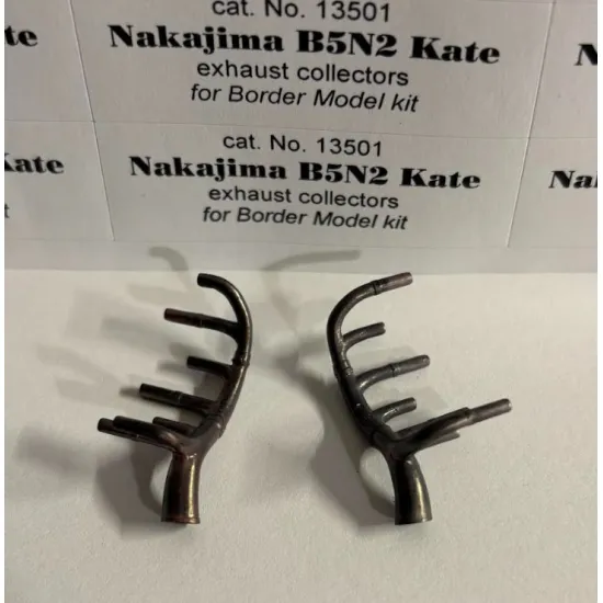 Rexx13501 1/35 Exhaust Collectors For Nakajima B5n2 Kate For Border Model Kit