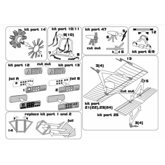 Brengun Brl72298 1/72 Marcel Besson Mb-411 Fly Kit Pe Set For Fly Kit