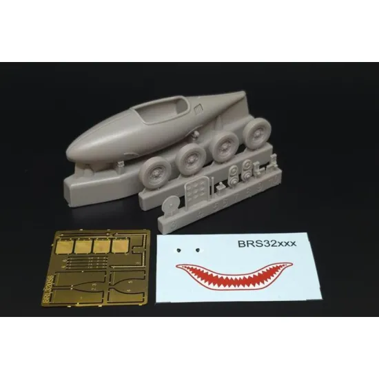 Brengun Brl32056 1/32 Us Belly Tank Car Resin Kit Of Wwii U S Airfield Hand Made Car
