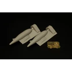 Brengun Brl144200 1/144 Refueling Pod Kc-130j 2pcs Resin Conversion Set