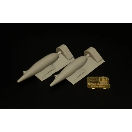 Brengun Brl144200 1/144 Refueling Pod Kc-130j 2pcs Resin Conversion Set