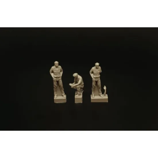 Brengun Brl144201 1/144 Us Navy Sailors For Ww2 Dioramas Figures Kit