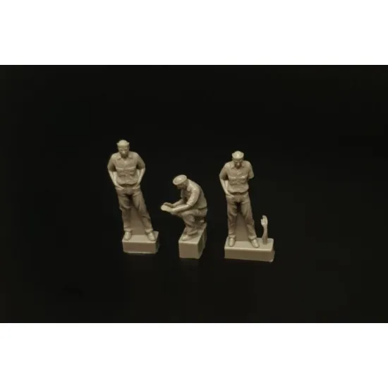 Brengun Brl72294 1/72 Us Navy Sailors For Ww2 Dioramas Figures Kit
