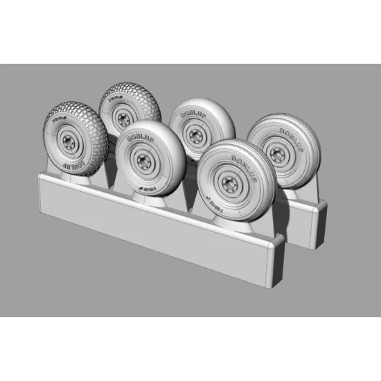 Brengun Brl32055 1/32 Spitfire 3 Spoke Wheels Set 3 Types Of Tires Resin Wheels 3 Pairs